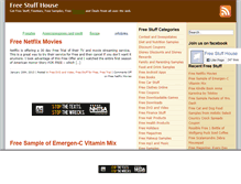Tablet Screenshot of freestuffhouse.com